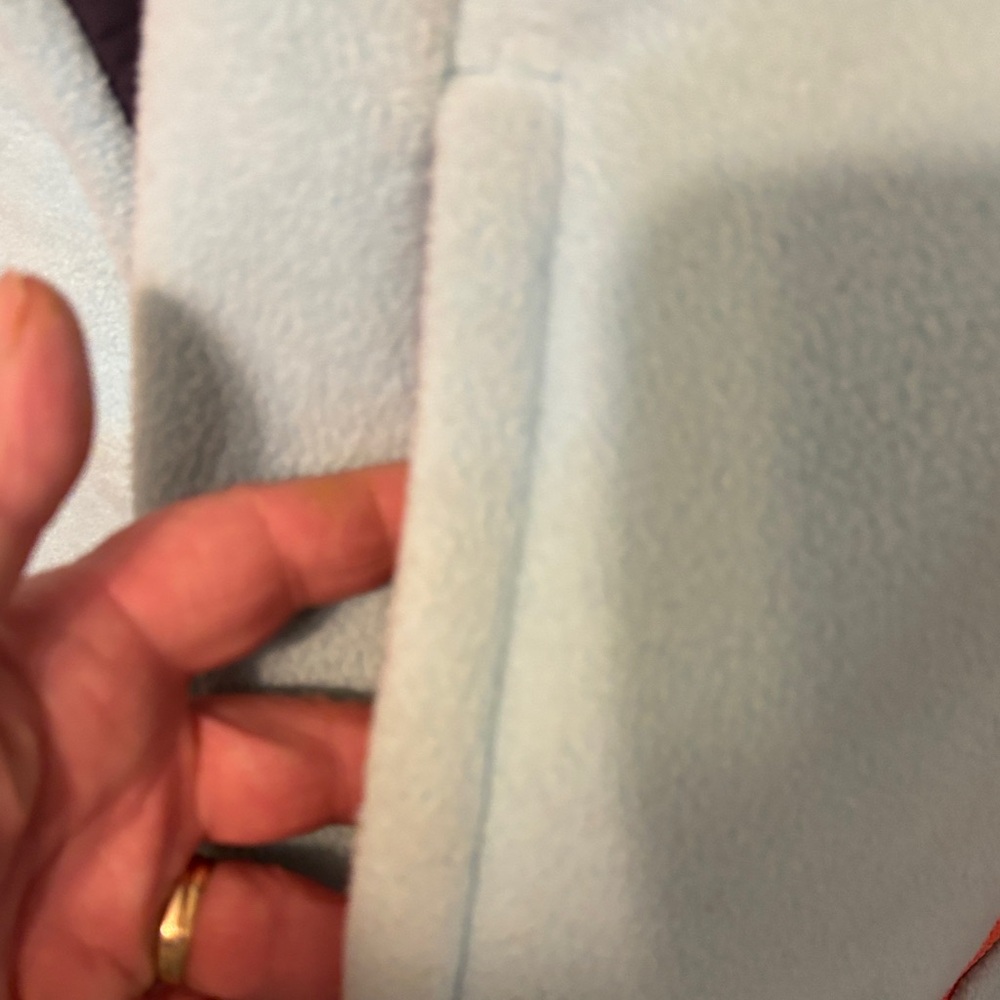 The North Face Women’s gray/light blue fleece jacket - Picture 6 of 12
